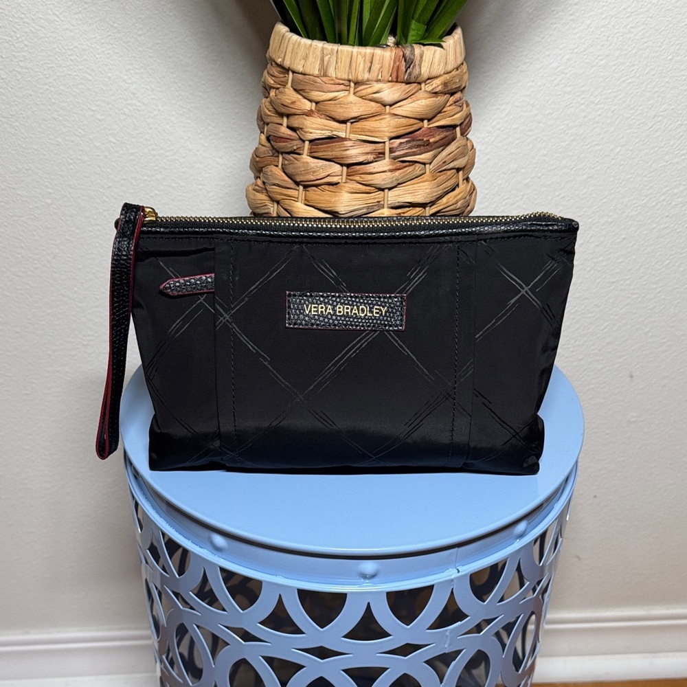 Vera Bradley Black Wristlet
